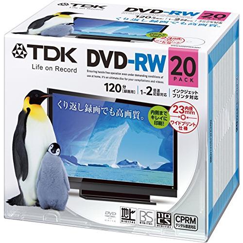 TDK 録画用DVD-RW デジタル放送録画対応(CPRM) 1-2倍速 インクジェットプリンタ対応...
