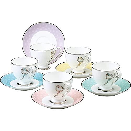 NARUMI(ナルミ) カップ ソーサー セット フェリシータ! コーヒー アソート 210cc 5...