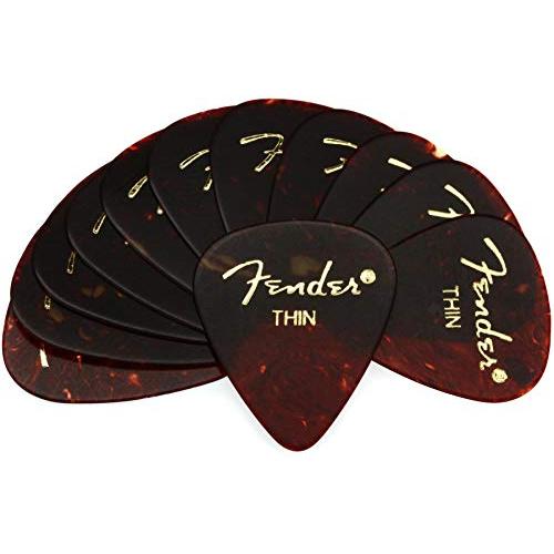 Fender ピック Tortoise Shell 351 Shape Thin (12)