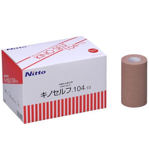ニトムズ キノセルフ 伸縮布 自着包帯 10cm×4m 6巻 104-10