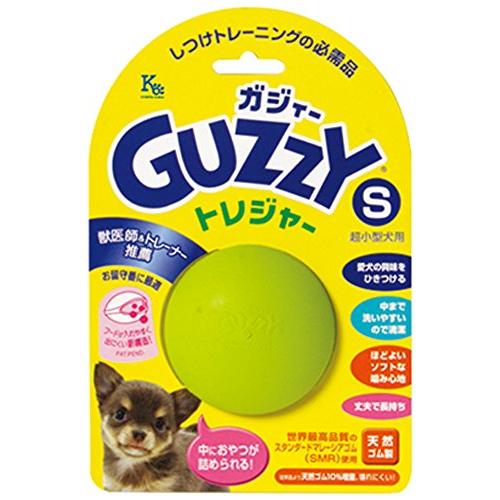 GUZZY(ガジィ―) 犬用おもちゃ GUZZY ガジィ―トレジャーS グリーン S サイズ (ケー...