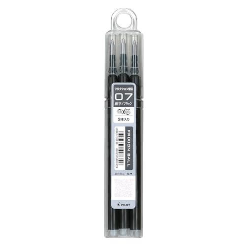 Pilot 替え芯 フリクション ボールペン 0.7mm ブラック 3本 LFBKRF30F3B