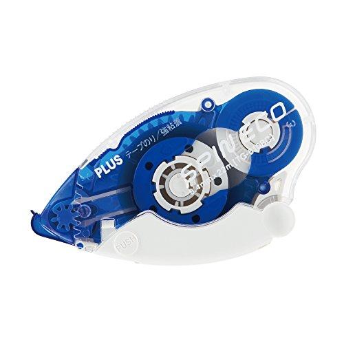 プラス テープのり スピンエコ 8.4mm×22m ブルー 37-585