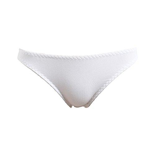 [シロハト] 綿混ミニスキャンティ(WH-ホワイト、M)