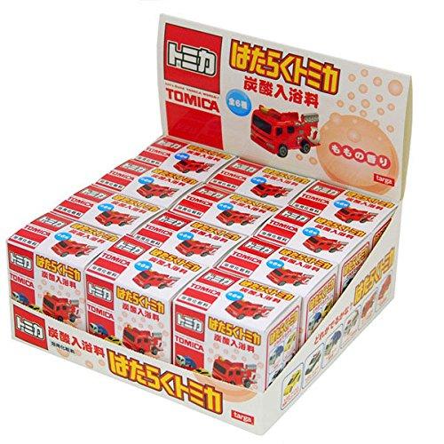タルガ(TARGA) 入浴玉 はたらくトミカ TOMICA 炭酸入浴料 12個入りBOX ももの香り...