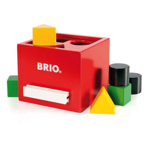 BRIO (ブリオ) 形合わせボックス(赤) 30148 対象年齢1歳~ 【おもちゃ 玩具 木製おも...