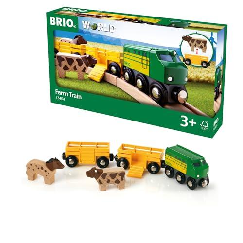 BRIO (ブリオ) ファームトレイン 33404 対象年齢 3歳~ 【おもちゃ 玩具 木製おもちゃ...