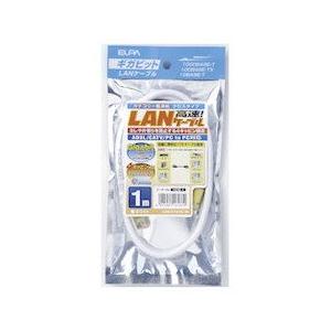 エルパ(ELPA) CAT6LAN クロス LAN-X1010(W)