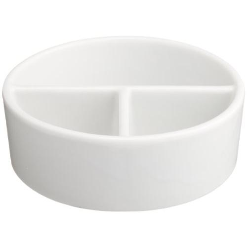 墨運堂 筆洗 丸 3穴 陶器 12cm 26506