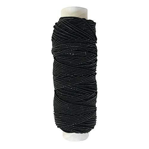 川村製紐 金天馬 ゴムカタン 20m 15 黒 kw91229