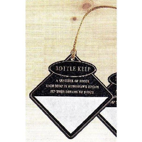 【バラ売り10枚×1パック】T型 ボトルネーム 角型 10枚セット (ネームプレート)