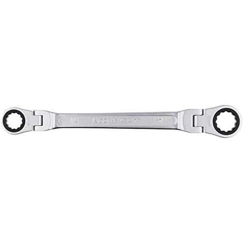 京都機械工具(KTC) ラチェットめがねレンチ (両頭型首振りタイプ) 14X17mm MR1A14...