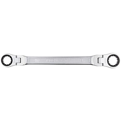 京都機械工具(KTC) ラチェットめがねレンチ (両頭型首振りタイプ) 17X19mm MR1A17...