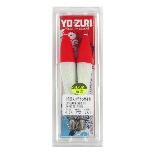DUEL ヨーヅリ(YO-ZURI) スッテ: 浮スッテカン布巻 TY2 4.0号 LA1: 夜光ボ...