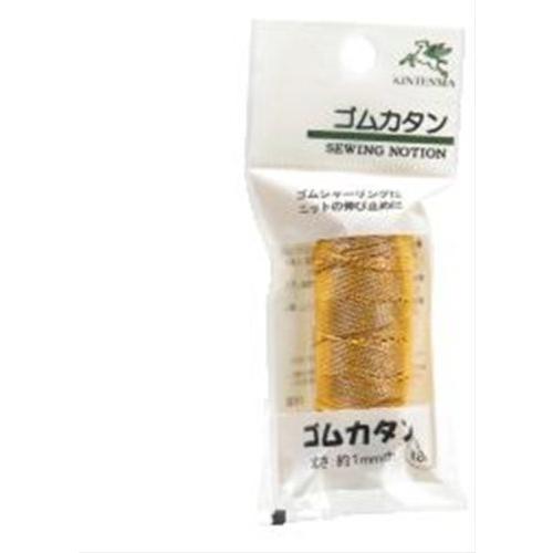 川村製紐 金天馬 ゴムカタン 18m 金 kw91238