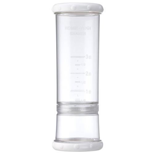 スケーター(Skater) 振るだけ簡単 米研ぎシェーカー 3合まで対応 節水 ホワイト 米とぎ 日...