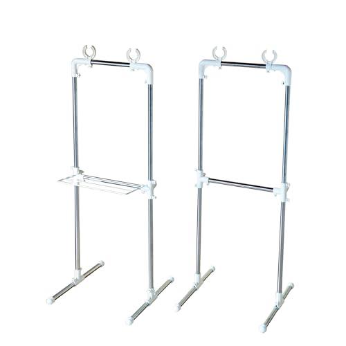 HEIAN SHINDO ベランダ用物干し台 ステンレス 耐荷重22kg MC-60 ホワイト 平安...