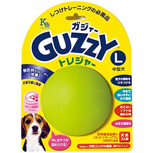 GUZZY(ガジィ―) 犬用おもちゃ GUZZY ガジィ―トレジャーL グリーン L サイズ (ケー...
