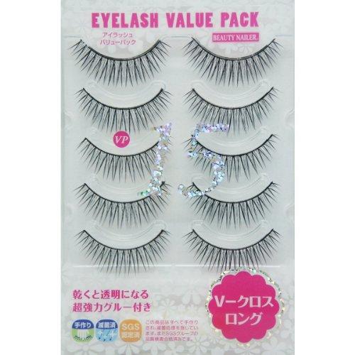 【ムラキ】BEAUTY NAILER アイラッシュ バリューパック Ｖ−クロスロング VP-15【５...