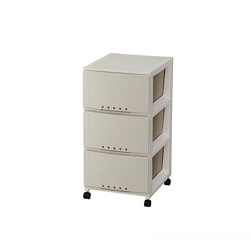 天馬(Tenma) シーンを選ばず使える収納チェスト 日本製 完成品 ルームケース 3段 キャスター...