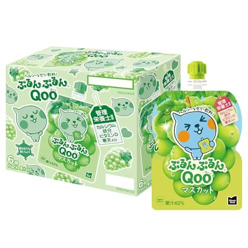 コカ・コーラ ミニッツ メイド ぷるんぷるんQoo マスカット 125gパウチ×6袋