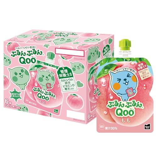 コカ・コーラ ミニッツ メイド ぷるんぷるんQoo もも 125gパウチ×6袋