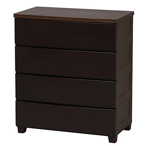 アイリスオーヤマ チェスト 4段 届いてすぐ使える完成品 木天板 幅73×奥行42×高さ83.5cm...