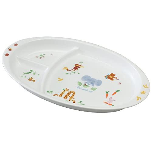 NARUMI(ナルミ) 子供用 食器 皿 プレート みんなでたべよっ! 径28cm 出産祝い お食い...