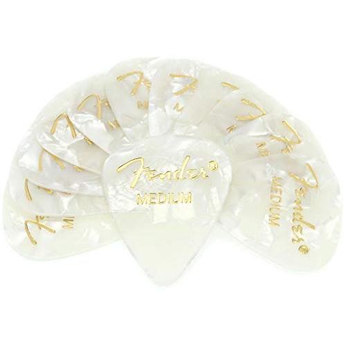 Fender ピック 351 SHAPE PREMIUM PICKS MEDIUM WHITE MO...