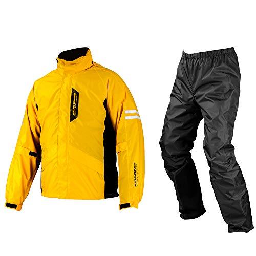 [KOMINE] バイク用レインウェア 03-539 メンズ Yellow 3XLB