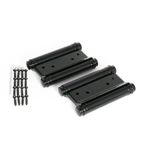 ハイロジック PEN黒塗り自由丁番(両開)102mm 1組入