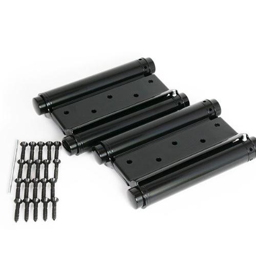 PEN黒塗り自由丁番(両開)127mm 1組入