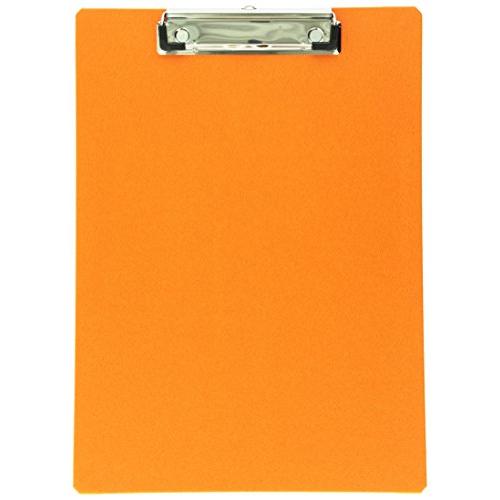 ナカバヤシ クリップボード A4 E型 バインダー オレンジ QB-A401-OR