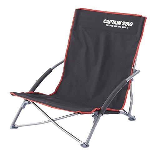 キャプテンスタッグ キャンプ用品 椅子 チェア ジュール ロースタイル イージー ブラックUC-17...
