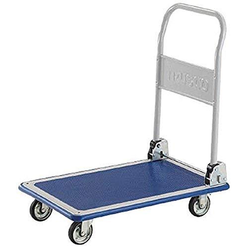 トラスコ中山(TRUSCO) ドンキーカート 折りたたみ式 台車 ブルー 740×480×145mm...