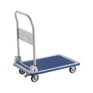 トラスコ中山(TRUSCO) ドンキーカート 台車 ストッパー付き 折りたたみ式 915×615mm...