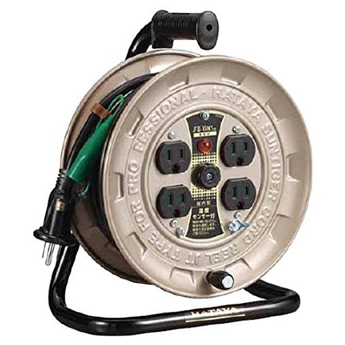 ハタヤ (HATAYA) コードリール 小型 コンパクト 屋内用 100V型 コード10m 太さ2....