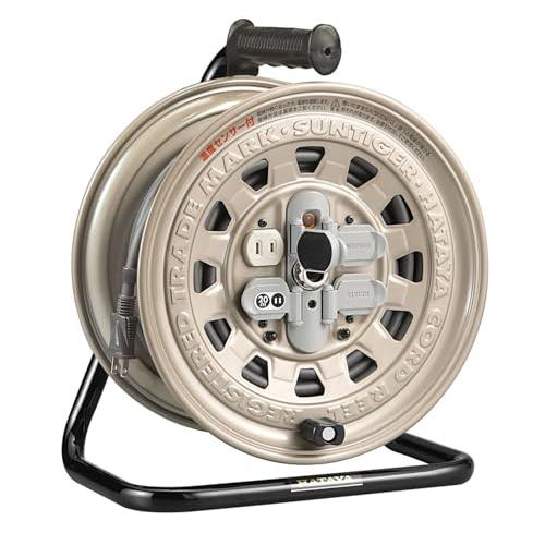 ハタヤ (HATAYA) コードリール 屋内用 100V型 コード20m 太さ2.0? 標準型 温度...