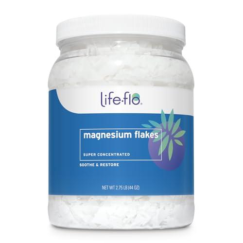 Life-flo ピュア マグネシウム フレーク、超濃縮、2.75ポンド（44オンス）