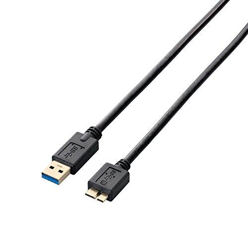 エレコム USBケーブル 【microB】 USB3.0 (USB A オス to microB オ...