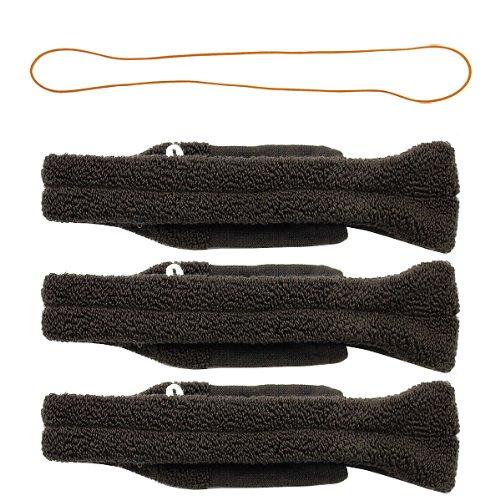 ローレル フローラ フィールグッドターバン 3本入 ブラウン