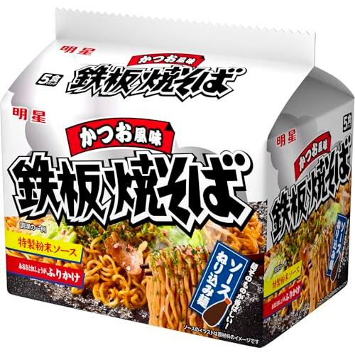 明星 鉄板焼そば かつお風味 5食P×6個