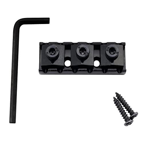 Musiclily 42mm ギターロックナットR2 エレキギターフロイドローズトレモロブリッジ用 ...