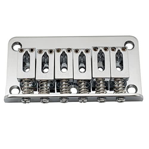 Musiclily 弦ピッチ10.5ｍｍ ハードテイルブリッジ フェンダー ストラト/テレキャスター...