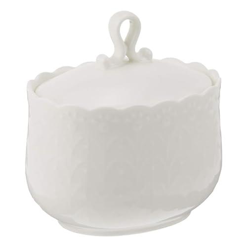 NARUMI(ナルミ) シュガーポット シルキーホワイト 10cm 電子レンジ温め 食洗機対応 99...
