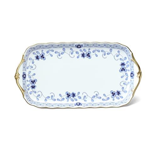 NARUMI(ナルミ) プレート 皿 ミラノ 23cm ブルー 花柄 梅の花 更紗調 スモールトレイ...