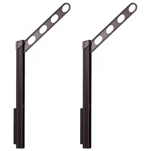 川口技研 腰壁用物干し ホスクリーン GP-45-DB ダークブロンズ 2本1組