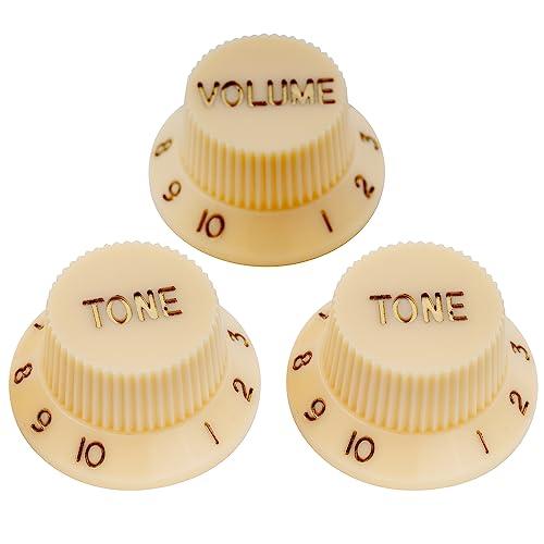 Musiclily ミリ規格Musiclily ミリ規格ストラトノブセット 1V2Tノブ STエレキ...