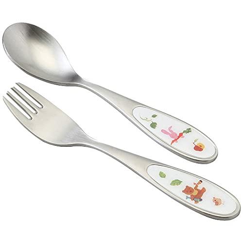 NARUMI(ナルミ) 子供用 カトラリー セット みんなでたべよっ! 2本セット スプーン フォー...