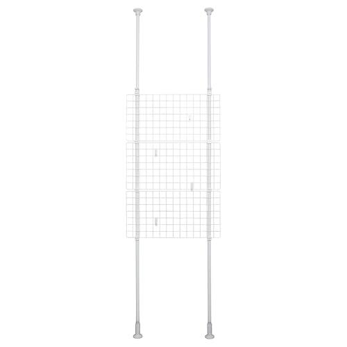 HEIAN SHINDO 突っ張りネット間仕切りワイド ホワイト 幅70cm高さ200~275cm ...